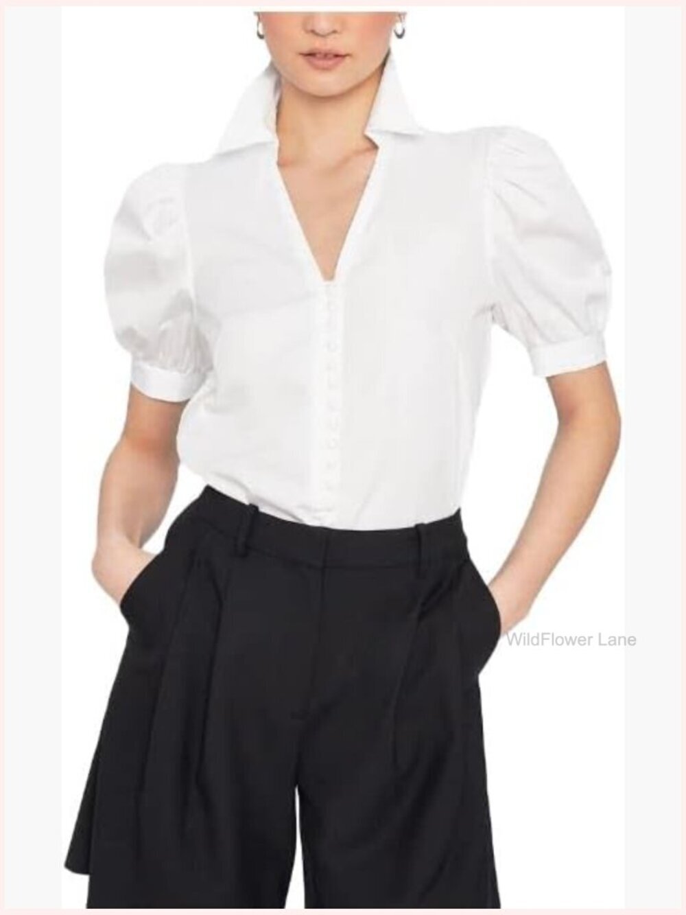 Women's Cotton Zip Front Sweater Regular Fit Collared Neck